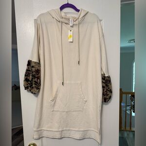 NWT AMADI Hoodie Sweatshirt Dress – Anthropologie | Size M